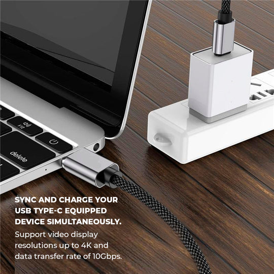 NetStrand USB-C to USB-C 100W PD Fast Charge Braided Cable Multipack
