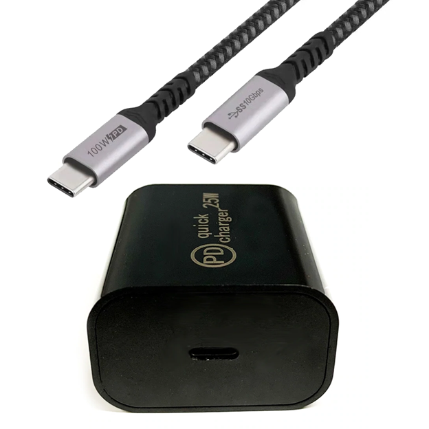 USB-C 25W PD Super Fast Wall USB-C Cable – FireFold