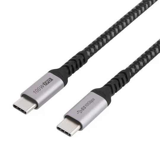 NetStrand USB-C to USB-C 100W PD Fast Charge Braided Cable Multipack