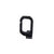 Quest Vertical D-Ring Cable Manager, 1U, Black