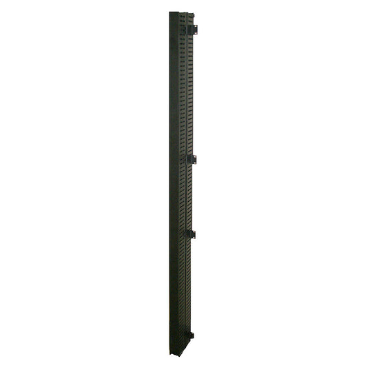 Quest Vertical Cable Manager for 2-Post Racks, Dual-Sided Duct