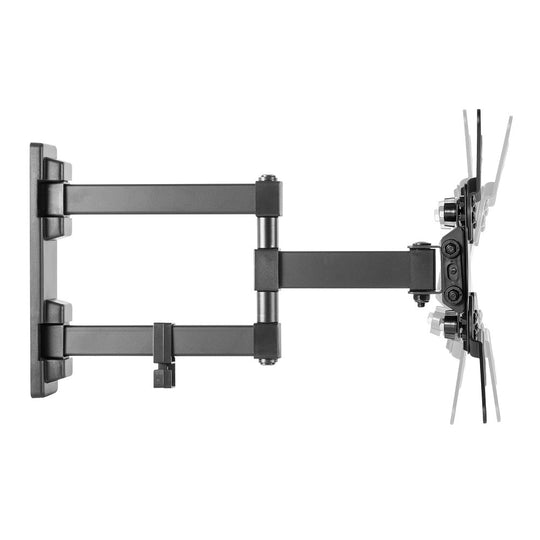 Rhino Brackets Full Motion TV Mount for 13-42" Screens w/ 14.3" Arm, 200x200 VESA