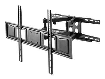 Rhino Brackets Full Motion TV Wall Mount for 37-80 Inch Screens, Dual Arm