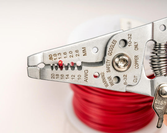 Jonard Tools Stainless Steel Curved Wire Stripper, 10-20 AWG