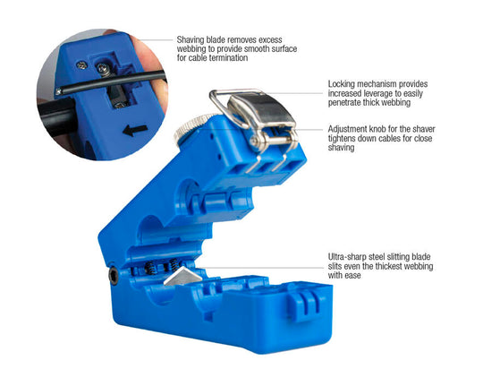 Jonard Tools Web Slitter & Shaving Tool