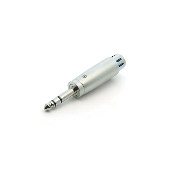 XLR Female to Quarter Inch Stereo Plug Adapter