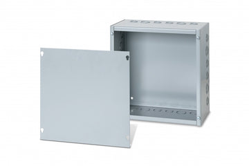 Austin AB-18156SB 18x15x6 Type 1 Screwcover Junction Box - No ko's, Galvanized
