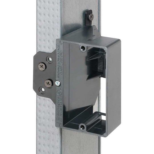Arlington Adjustable Depth Mounting Bracket, Single Gang