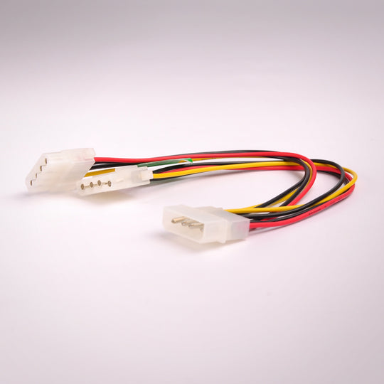 6 Inch 4 Pin IDE Power Y Splitter Cable