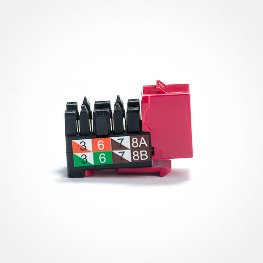 Cat6 Keystone Jack - 110 Style
