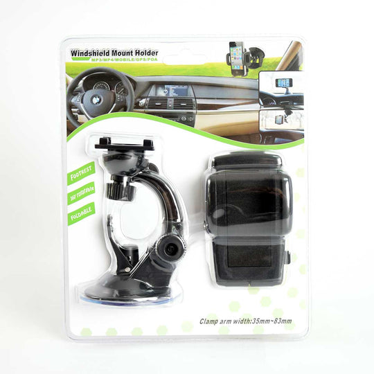 Windshield Mobile Mount with Suction Cup and 360 Degree Rotation