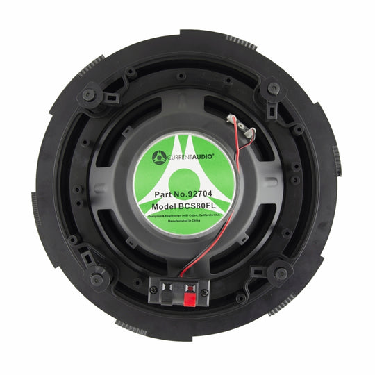 Current Audio Contractor Series BCS80FL 8" In-ceiling Loudspeaker Pair