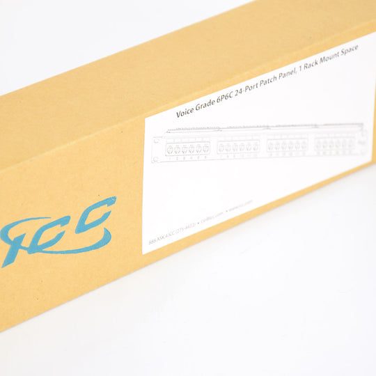 ICC ICMPP024U6 Telephone Patch Panel, 24 Port RJ-11 1U USOC Voice