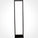 Vertical Cable 45U 2 Post Open Rack, Black
