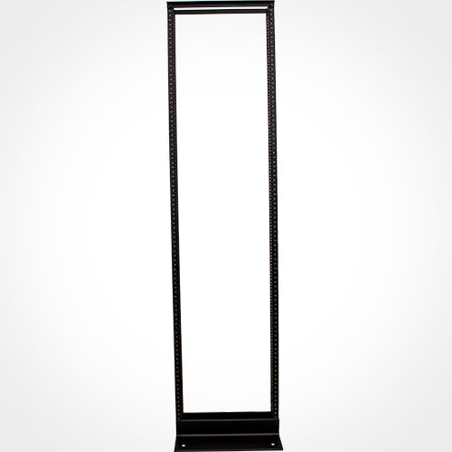 Vertical Cable 45U 2 Post Open Rack, Black