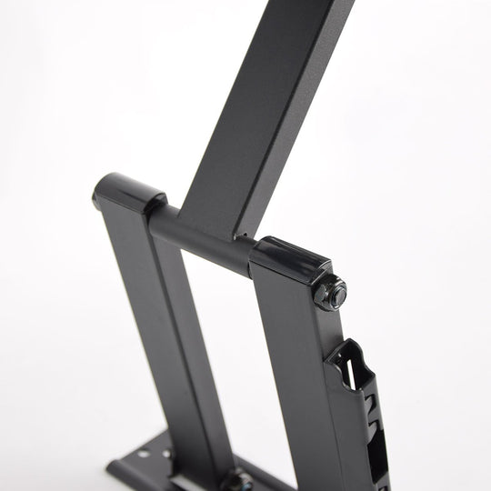 Rhino Brackets Articulating Curved and Flat Panel Single Stud TV Wall Mount w/ In-Wall Wire Hider Kit for 32-55 Inch Screens