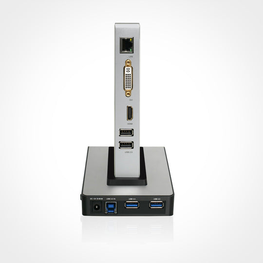 IOGEAR met(AL) Vault Dock USB 3.0 Docking Station with Built-in Backup Drive Enclosure
