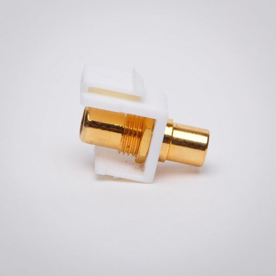RCA Keystone Jack - Beige Insert