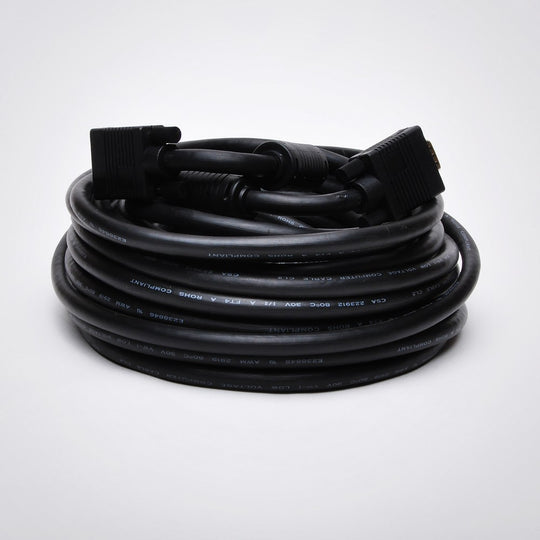 SVGA Male to Female Cable - Double Shielded with Dual Ferrites