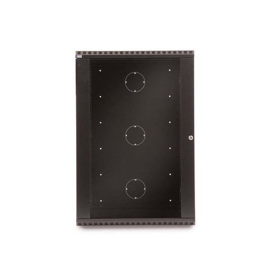 Kendall Howard LINIER Swing-Out Wall Mount Cabinet, Glass Door - 18U