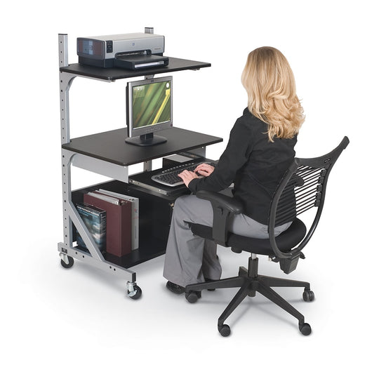 MooreCo ALEKTO Compart Sit & Stand Workstation