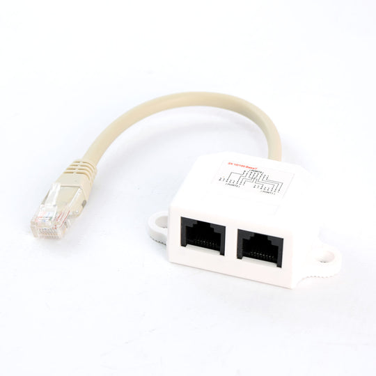 Cat5E Splitter - 10/100 Type 8 Base-T Pigtail RJ45 Splitter