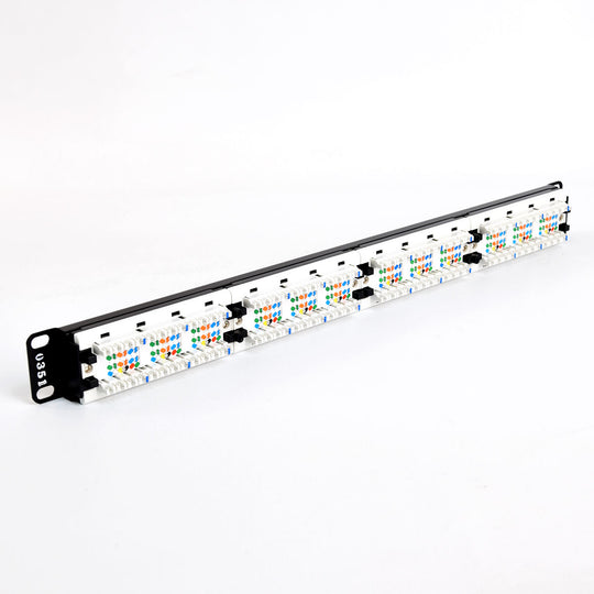 ICC ICMPP024U6 Telephone Patch Panel, 24 Port RJ-11 1U USOC Voice