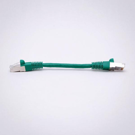Cat6 Shielded Ethernet Patch Cable, Snagless Boot - Green
