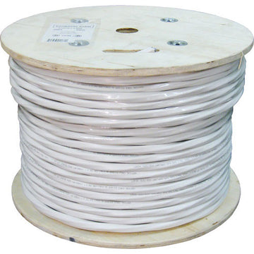 Vertical Cable 500ft (2) CAT6 Plus (2) RG6U Quad Shield Coax Bulk Siamese Cable