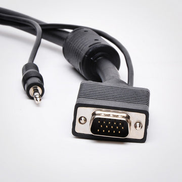 SVGA Cable with 3.5mm Audio - Double Shielded