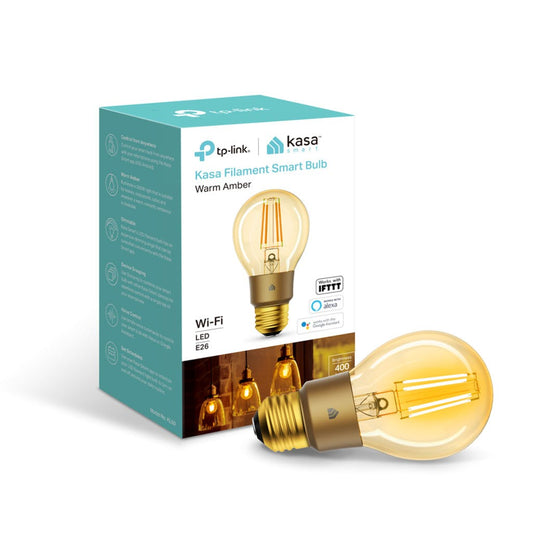 TP-Link KL60 Kasa Filament Smart Bulb, Warm Amber