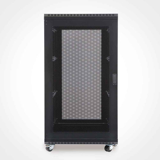 Kendall Howard LINIER Server Cabinet, Convex/Vented Doors, 36" Depth - 22U