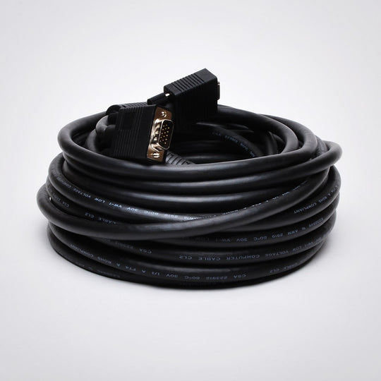 SVGA Male to Female Cable - Double Shielded with Dual Ferrites