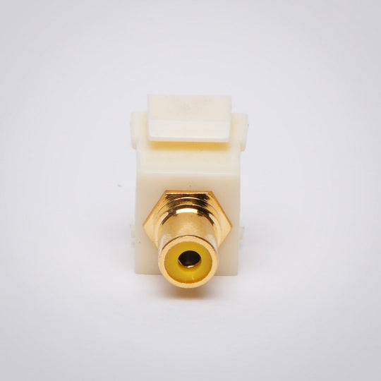 RCA Keystone Jack - Beige Insert