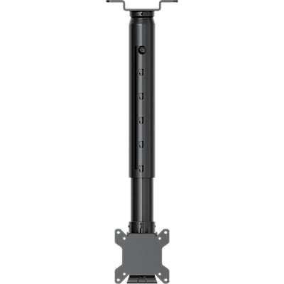 Crimson-AV Complete Ceiling TV Mount Installation Kit for 10-32 Inch Screens, 12-18 Inch Drop