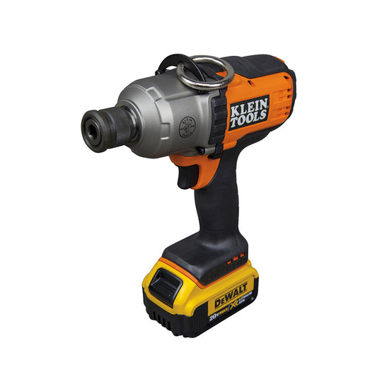 Klein Tools BAT20-7161 Battery-Operated Impact Wrench Kit, 7/16-Inch