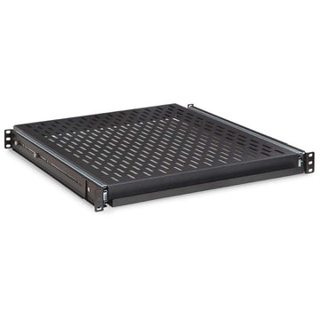 Kendall Howard 20x16.5 Inch (18 Inch Ext) 1U Vented Sliding Rack Shelf