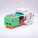 Composite RCA (White) Balun over CAT5 Keystone Jack