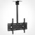 Rhino Brackets Tilt Ceiling TV Mount with Adjustable Pole - 32 to 55 Inch Screens