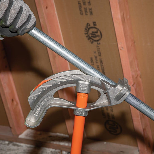 Klein Tools Iron Conduit Bender 1/2" EMT with Angle Setter™, 51603