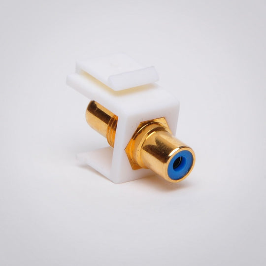 RCA Keystone Jack - Beige Insert