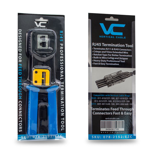 Vertical Cable 078-2152/EZC Crimp Tool for RJ45 Feed Through Connectors