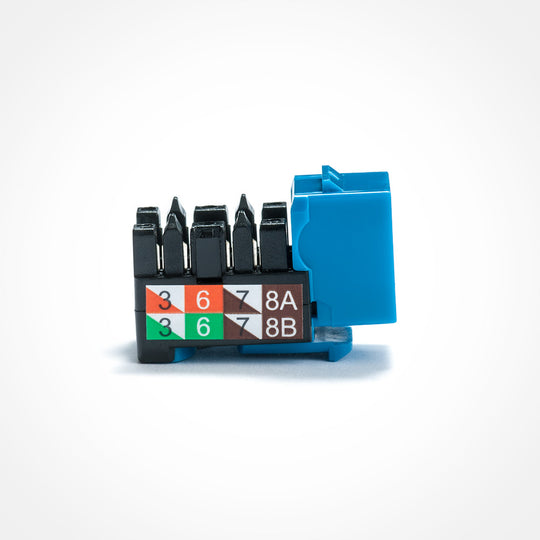 Cat6 Keystone Jack - 110 Style