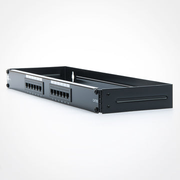 Cat5E Patch Panel w/ Wall Mount Bracket Combo