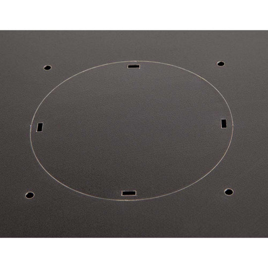 Kendall Howard LINIER Swing-Out Wall Mount Cabinet, Glass Door - 6U