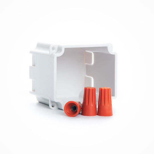 DataComm Recessed Pro-Power Kit w/ Duplex Receptacle and Straight Blade Inlet