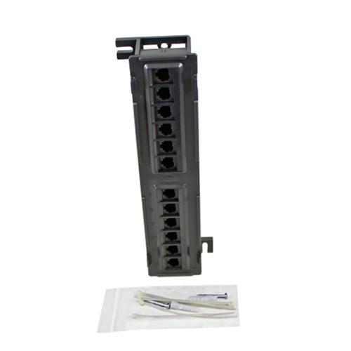 12 Port Cat5E Mini Patch Panel - 110 Type