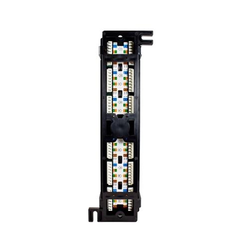 12 Port Cat5E Mini Patch Panel - 110 Type