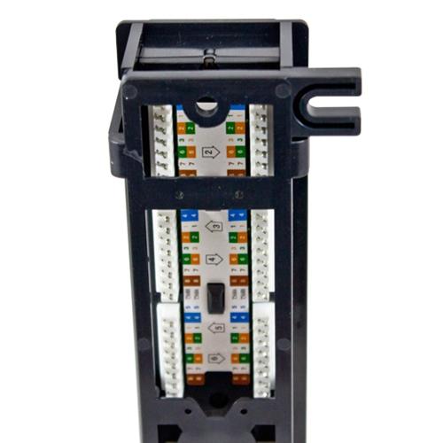 12 Port Cat5E Mini Patch Panel - 110 Type