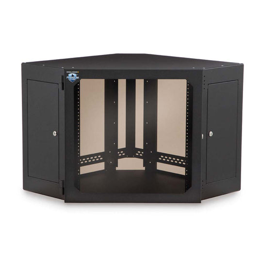 Kendall Howard 12 Unit (12U) Corner Wallmount Cabinet